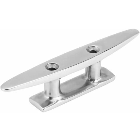 Bitte per Barche, Pontone per Barche, Bitte per Ormeggio per Barche in Acciaio Inossidabile, Ponte in Corda per Bitte Marine da 4 Pollici, Bitte per Ormeggio Combinate 10 x 5,5 x 2,4 cm