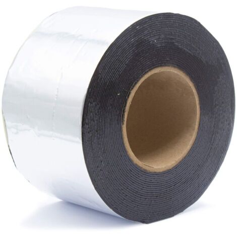 Bitume Ruban  couleur aluminium, plomb, cuivre  réparation 50, 75, 100, 150, 200, 225, 300, 600 mm x 10 mètres [Classe énergétique A+]