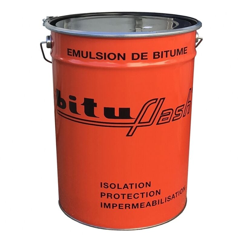 Procom - Bitume étanchéité, enduit bitumeux, imperméabilisant maçonnerie, bois, métaux, cuve, bassin, fondation, sol, bituflash 5 litres