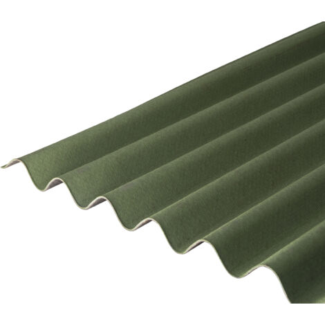 Bitumen Corrugated Green Roofing Sheet 2m x 950mm x 2.6mm
