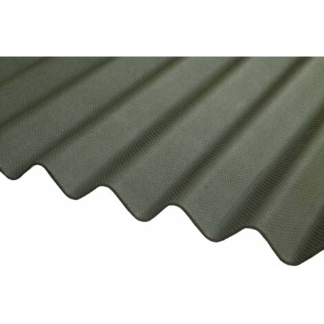 Bitumen Corrugated Sheets Green 2m x 930mm x 2.2mm