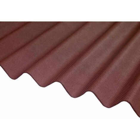 Bitumen Corrugated Sheets Red 2m x 930mm x 2.2mm