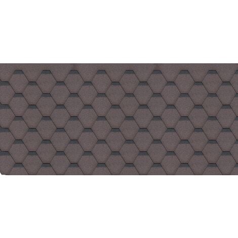 TIMBELA H-BLACK, Schwarz Bitumen-Dacheindeckung