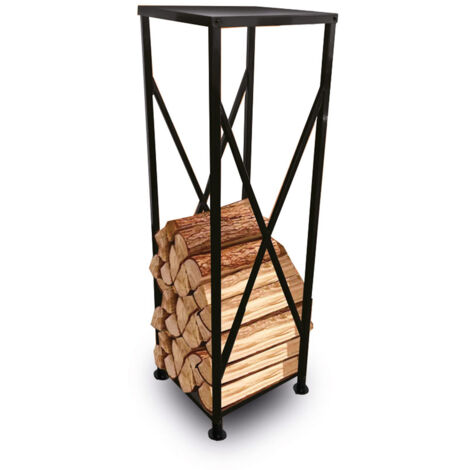 Bituxx Design Kaminholzständer Feuerholzständer Holzregal Kaminholzregal Holzlager Holzablage Brennholzhalter