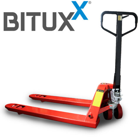 BITUXX Hubwagen 3000Kg Handhubwagen Palettenhubwagen Gabelhubwagen für Industriepalette Extra Breit Nicht EU Paletten