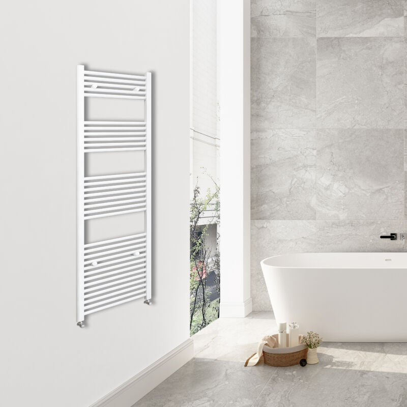 Image of Biubiubath - White Straight Heated Towel&hellip;