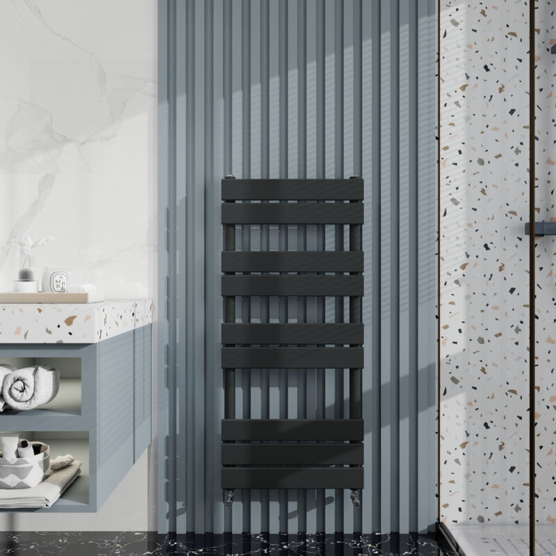 Image of Biubiubath - Anthracite Flat Panel Heated&hellip;
