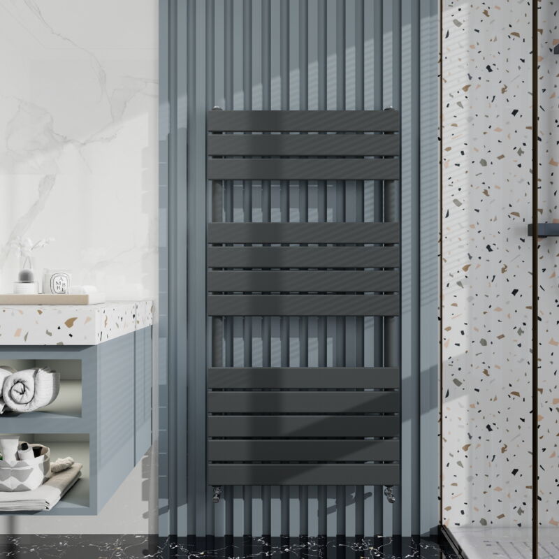 Image of Biubiubath - Anthracite Flat Panel Heated&hellip;