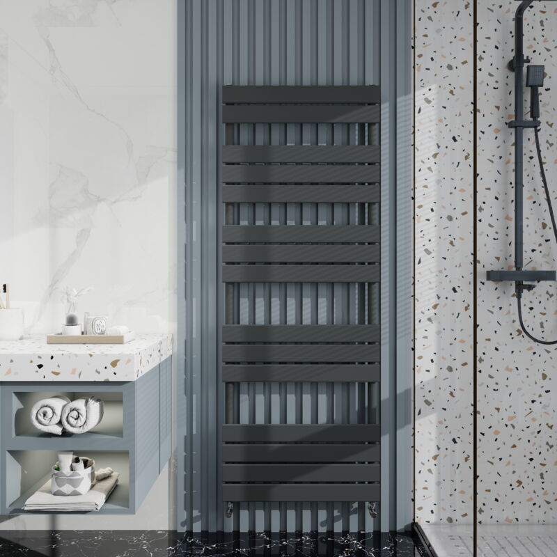 Image of Biubiubath - Anthracite Flat Panel Heated&hellip;