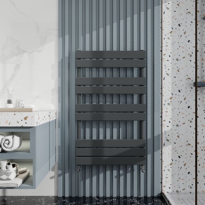 Image of Biubiubath - Anthracite Flat Panel Heated&hellip;