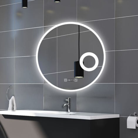 FRAME Miroir LED Salle De Bain 70 X 140 Cm, Anti-buée + éclairage Et Intensité Réglables