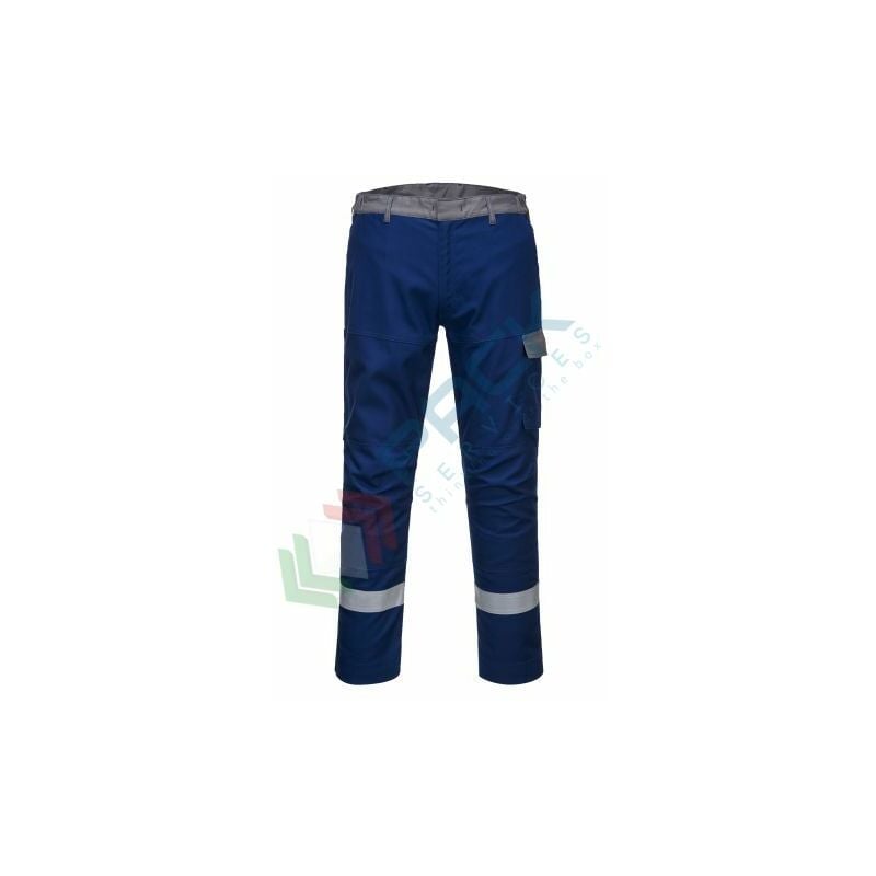 Image of Pantalone da lavoro bicolore (Bizflame Ultra) - Blu Royal