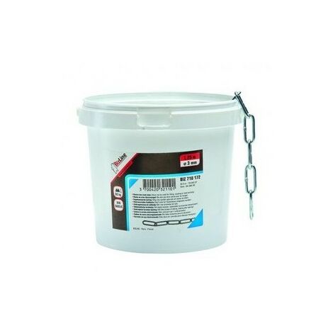 Bizline 710172 Chaînette acier D3mm x 25m