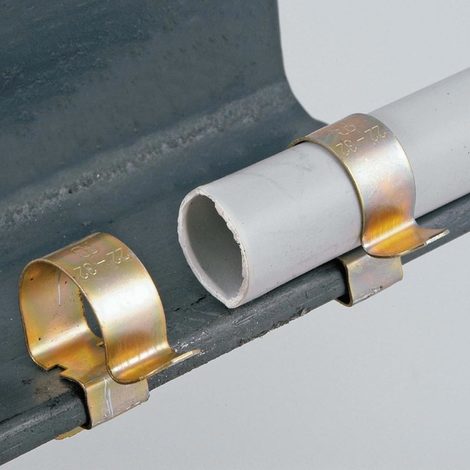 Bizline-710267 Clip bord de tôle épaisseur 8-12 mm Ø câble 22-32 mm (x 100)