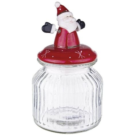 WEBMARKETPOINT Bizzotto Christmas Santa Glas