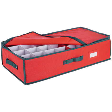 BIZZOTTO Contenitore Natalizio Xmas Per 27 Sfere D100 Rosso