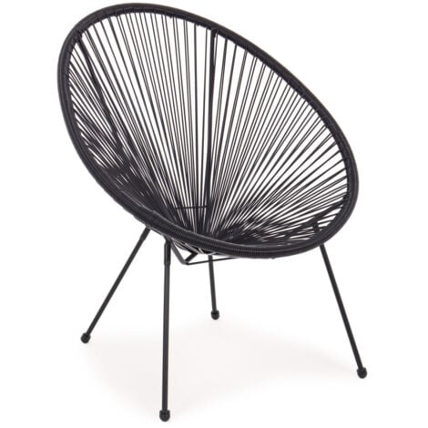 Bizzotto Poltrona Parker Acapulco - Nero