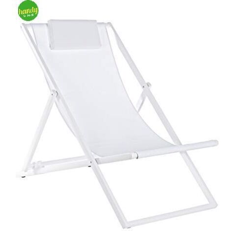 Bizzotto Sdraio Taylor da Giardino - Bianco