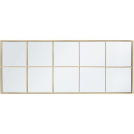 BIZZOTTO Specchio con Cornice Window Nucleos Nero