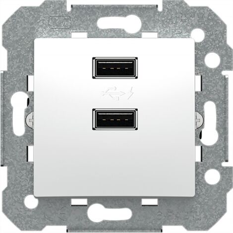 BJC VIVA  Cargador doble USB 2.1A serie blanco BJC 23580