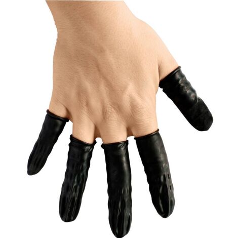 BJZ A-2821 Doigtier antistatique (ESD) antistatique, non poudré Taille du vêtement: S latex
