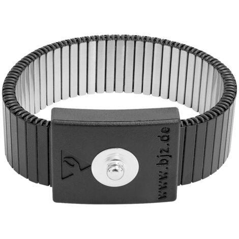 BJZ A-64117 ESD-Metallarmband Schwarz