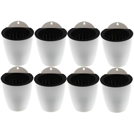 (bk) Pot de fleurs suspendu pour balcon ou rambarde de terrasse B