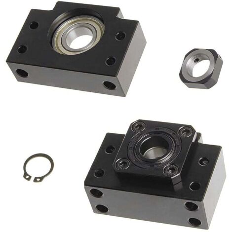 BK12 BF12 Kugelumlaufspindel-Lagerstützblock für CNC RM/SFU 1605 Kugelumlaufspindel-Lagerstützen