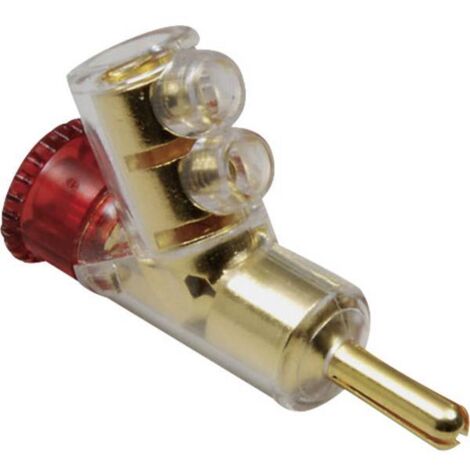 BKL Electronic 0107006 Spina a banana Spina dritta Ø perno: 4 mm Rosso 1 pz.
