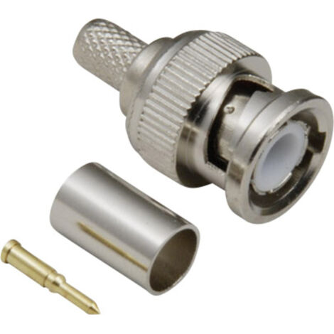 BKL Electronic 0401003/D 0401003/D BNC-Steckverbinder Stecker, gerade 50 Ω 1 St.
