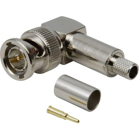 BKL Electronic 0401218 0401218 BNC-Steckverbinder Stecker, gewinkelt 50 Ω 1 St.