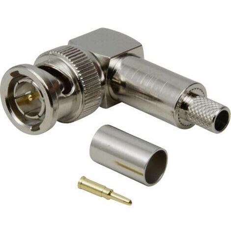 BKL Electronic 0401218 0401218 Connecteur BNC mâle, coudé 50 Ω 1 pc(s) D23962
