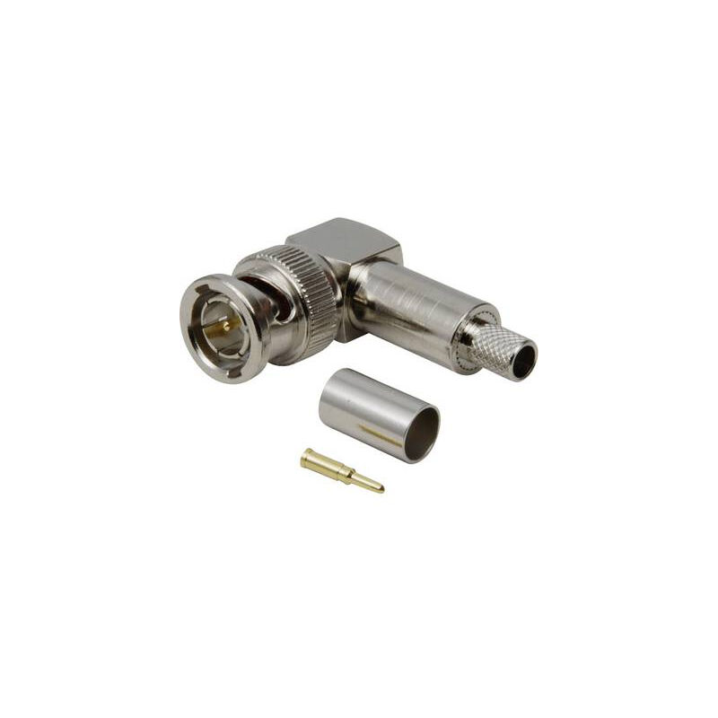 0401218 0401218 connecteur bnc mâle, coudé 50 1 pc(s) - Bkl Electronic