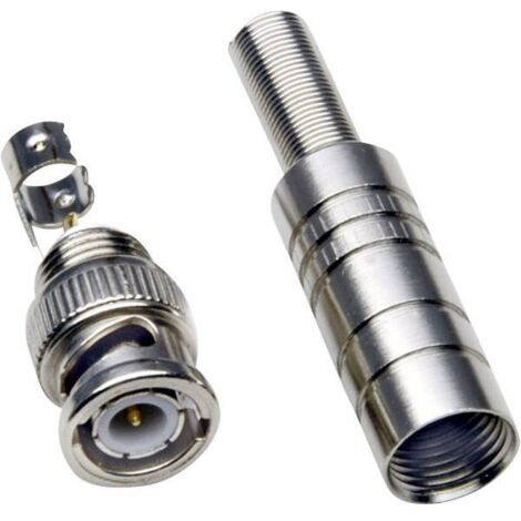 BKL Electronic 0401280 0401280 Connettore BNC Spina dritta 50 Ω 1 pz.