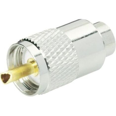 BKL Electronic 0406043 0406043 Connettore UHF Spina dritta 50 Ω 1 pz.