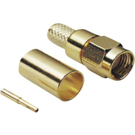 BKL Electronic 0409078 0409078 Connecteur SMA à polarité inversée mâle, droit 50 Ω 1 pc(s) D22898