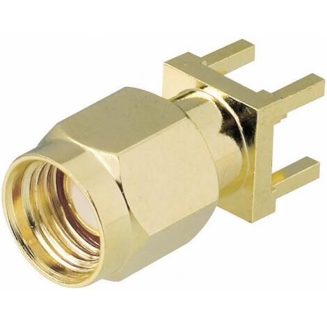 BKL Electronic 0419021 0419021 Connettore SMA reverse Spina verticale 50 Ω 1 pz.