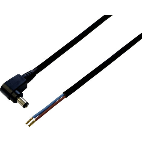BKL Electronic 072055 Niedervolt-Anschlusskabel Niedervolt-Stecker - offene Kabelenden 5.5 mm 2.5 mm