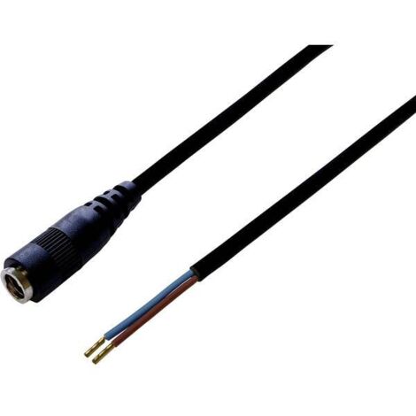 BKL Electronic 072068 Cavo per bassa tensione Presa a bassa tensione - Estremità aperta 5.5 mm 2.5 mm 2.50 m 1 pz.
