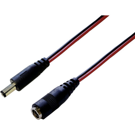 BKL Electronic 072076 Niedervolt-Verlängerungskabel Niedervolt-Stecker - Niedervolt-Buchse 5.5 mm 2.