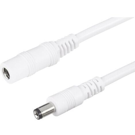 BKL Electronic 072098 Niedervolt-Verlängerungskabel Niedervolt-Stecker - Niedervolt-Buchse 5.5 mm 2.