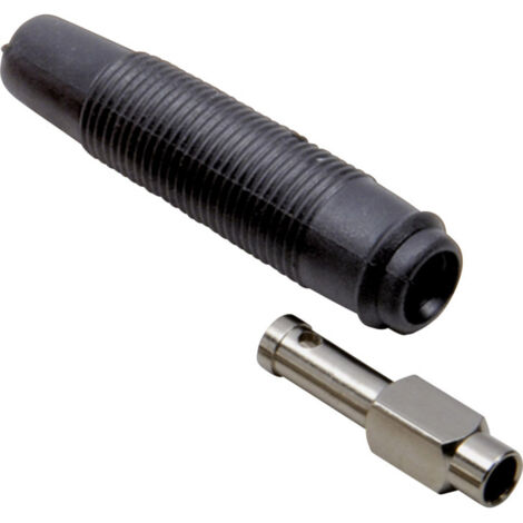 BKL Electronic 072214 Laborbuchse Kupplung, gerade Stift-Ø: 4 mm Schwarz 1 St.