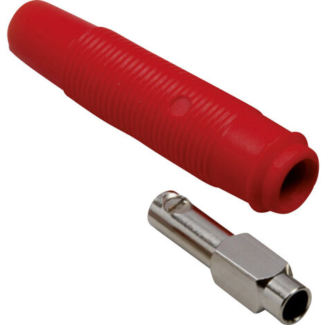 BKL Electronic 072233 Laborbuchse Kupplung, gerade Stift-Ø: 4 mm Rot 1 St.
