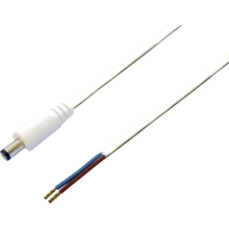 BKL Electronic 075191 Niedervolt-Anschlusskabel Niedervolt-Stecker - offene Kabelenden 5.50 mm 2.10