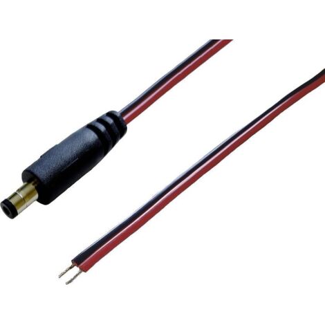 BKL Electronic 075900-750 Connecteur DC connecteur creux DC - étamé 5.5 mm 2.1 mm 0.75 m 1 pc(s) Single