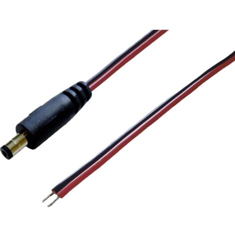 BKL Electronic 075901-750 Connecteur DC connecteur creux DC - étamé 5.5 mm 2.5 mm 0.75 m 1 pc(s) Single