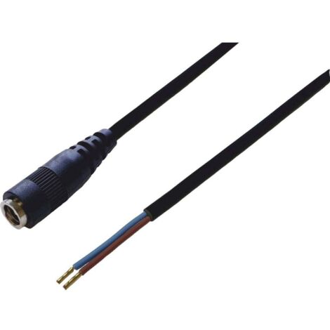 BKL Electronic 075912-750 Connecteur DC raccord DC - Embouts 2.1 mm 0.75 m 1 pc(s) Single C669932