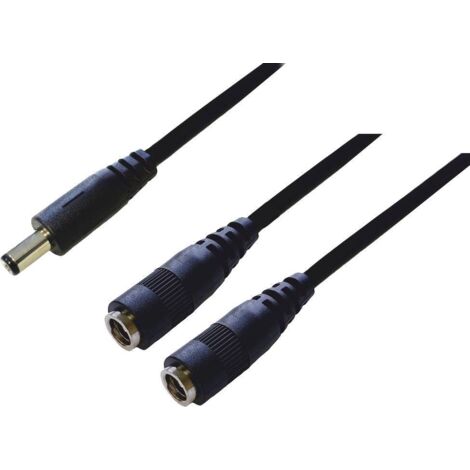 BKL Electronic 075922 Répartiteur DC DC mâle - raccord DC 5.5 mm 2.1 mm 0.30 m 1 pc(s) Single C669512