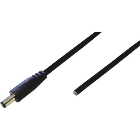 BKL Electronic 075924 Connettore DC Spina cava CC - 4 mm 1.7 mm 2 m 1 pz. Singolo