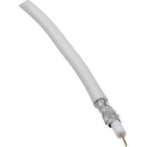 BKL Electronic 0806001/50 Koaxialkabel Außen-Durchmesser: 6.60 mm  75 Ω 90 dB Weiß 50 m